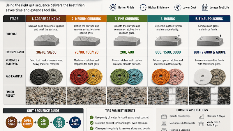 Understanding Different Grit Sizes in Diamond Tools