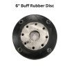 6" Buff Rubber Disc