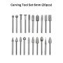Carving Tool Set 6mm (20pcs)
