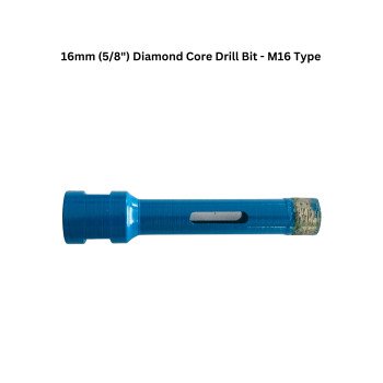 16mm (5/8") Diamond Core Drill Bit - M16 Type