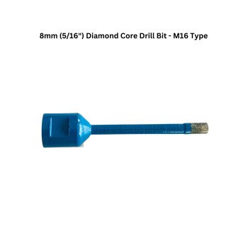 8mm (5/16") Diamond Core Drill Bit - M16 Type