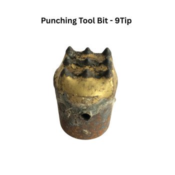 Punching Tool Bit - 9Tip