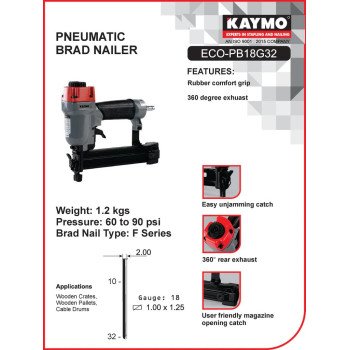 Pneumatic Brad Nailer ECO-18G32