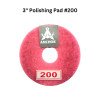 3" Polishing Pad #200