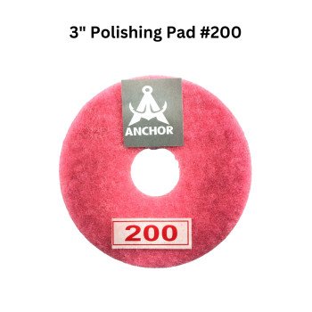 3" Polishing Pad #200