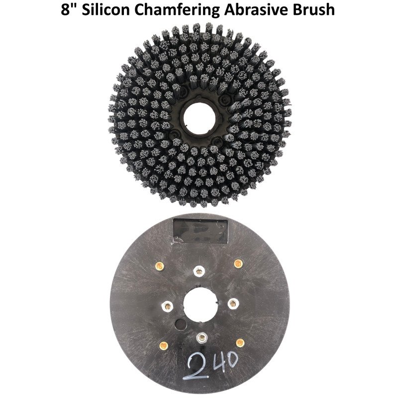8" Silicon Chamfering Abrasive Brush