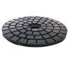 4" Dia Ceramica Buff Black