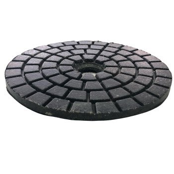 4" Dia Ceramica Buff Black