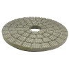 4" Dia Ceramica Buff White