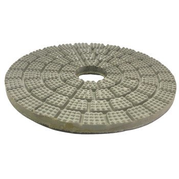4" Dia Ceramica Buff White