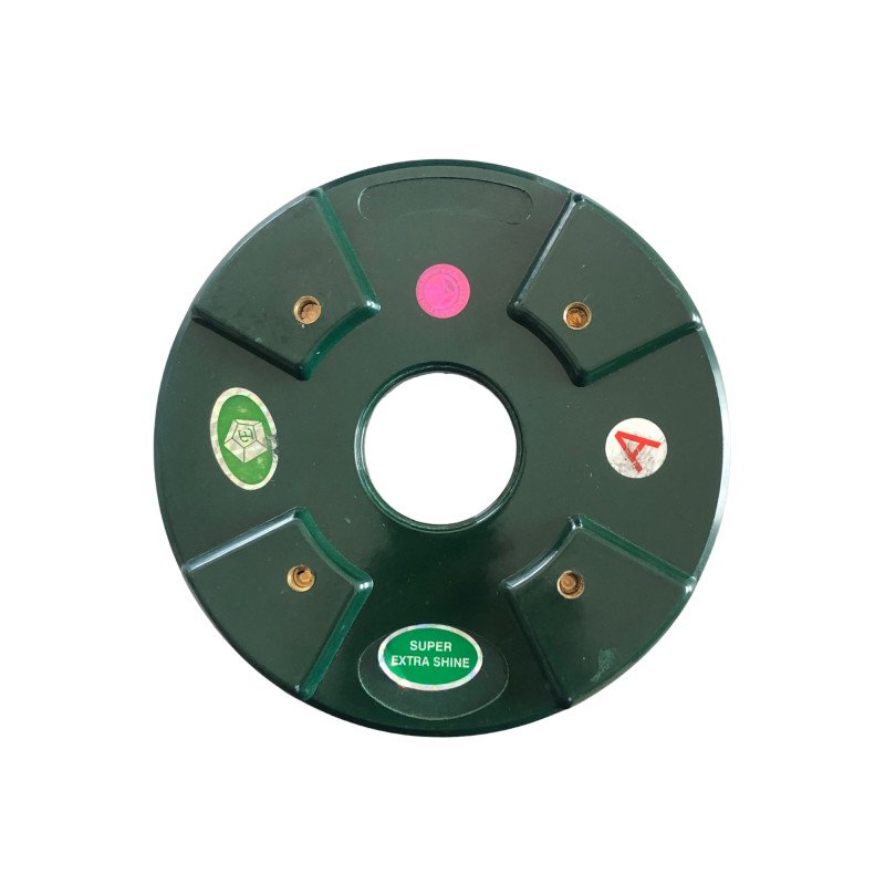 8" Bed Polish Buff (Extra Super Shine) Black