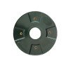 8" Bed Polish Buff Red
