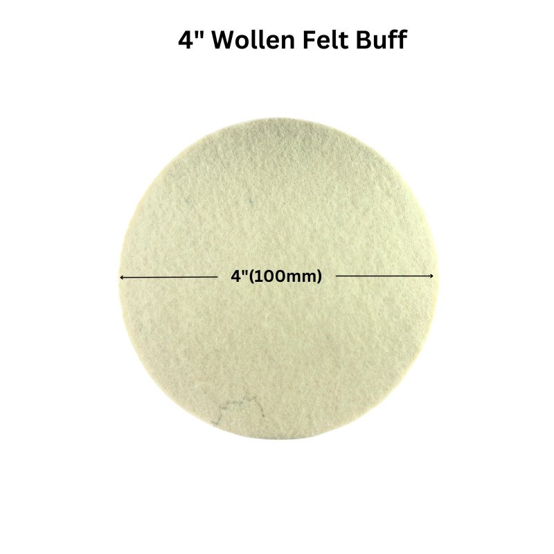 4"x6mm Wollen Felt Buff