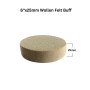 6"x25mm Wollen Felt Buff