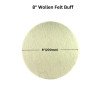 8"x25mm Wollen Felt Buff