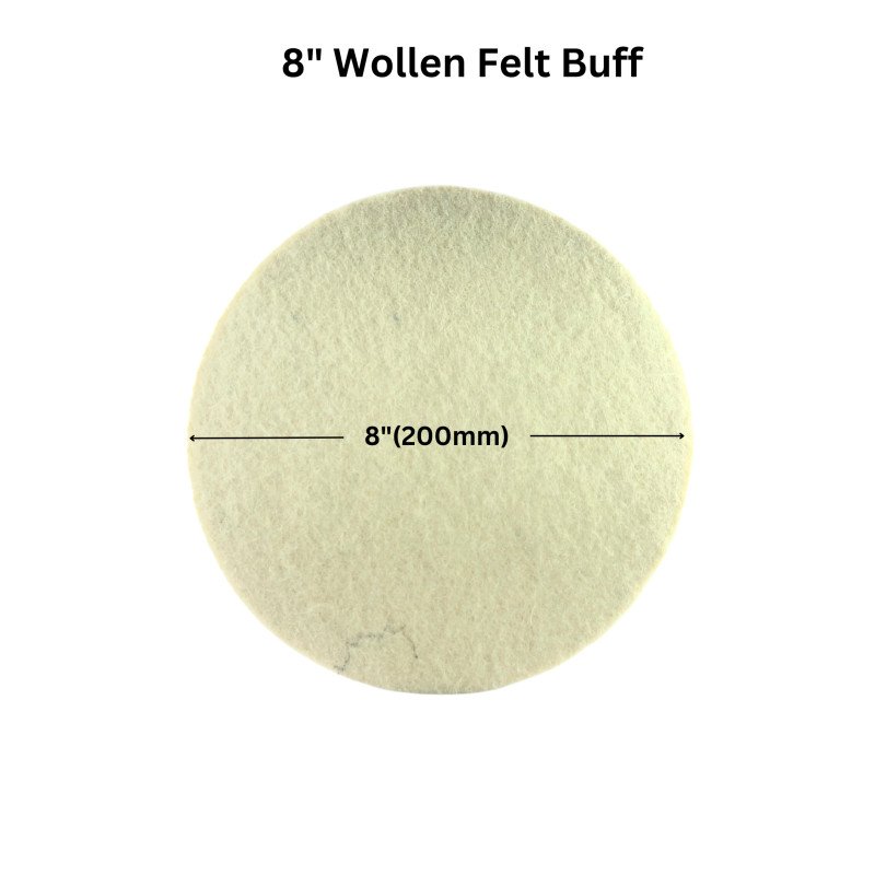 8"x25mm Wollen Felt Buff