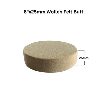 8"x25mm Wollen Felt Buff